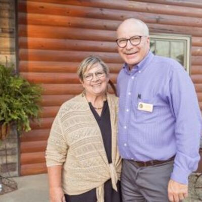 Board Director Dan Cook and spouse,  Marcia Cook)