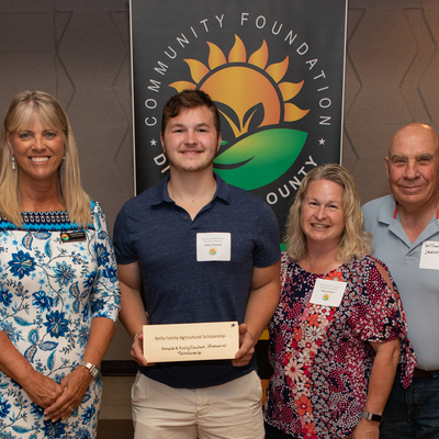 Aidan Pruente; Reilly Family Scholarship & the Donald and Emily Coulson Memorial Scholarship